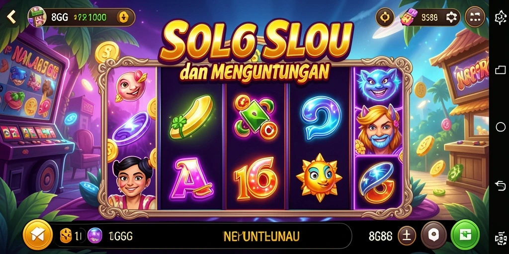 Tampilan gameplay menarik dari 8G8G yang penuh warna.