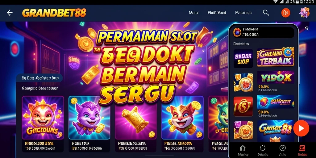 Tampilan gameplay Slot yang menarik di GRANDBET88.