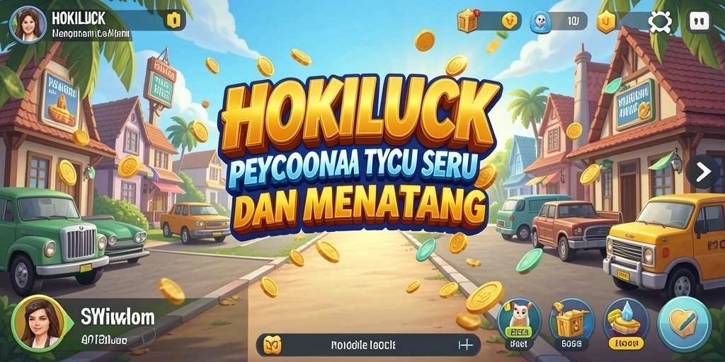 Tampilan gameplay HOKILUCK yang menegangkan dan strategis.