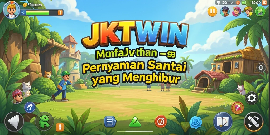 Tampilan screenshot utama JKTWIN yang menggambarkan keseruan gameplay Casual.