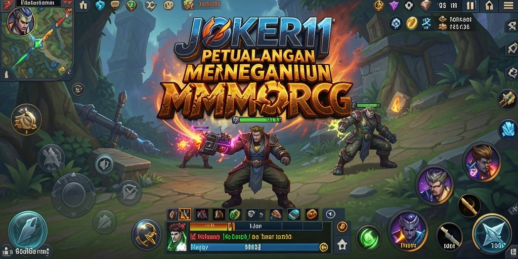 Tampilan gameplay menarik dari JOKER11 di dunia MMORPG.