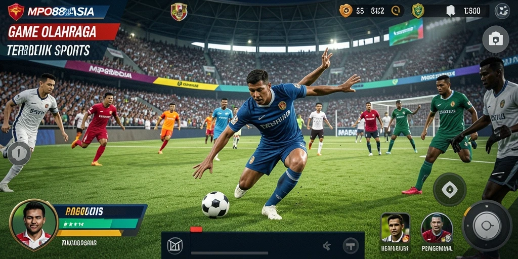 Screenshot gameplay MPO88ASIA dengan serunya pertarungan olahraga.