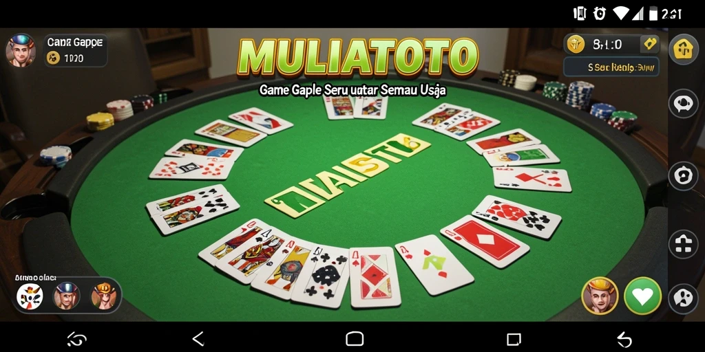 Tampilan gameplay MULIATOTO yang seru dan interaktif.