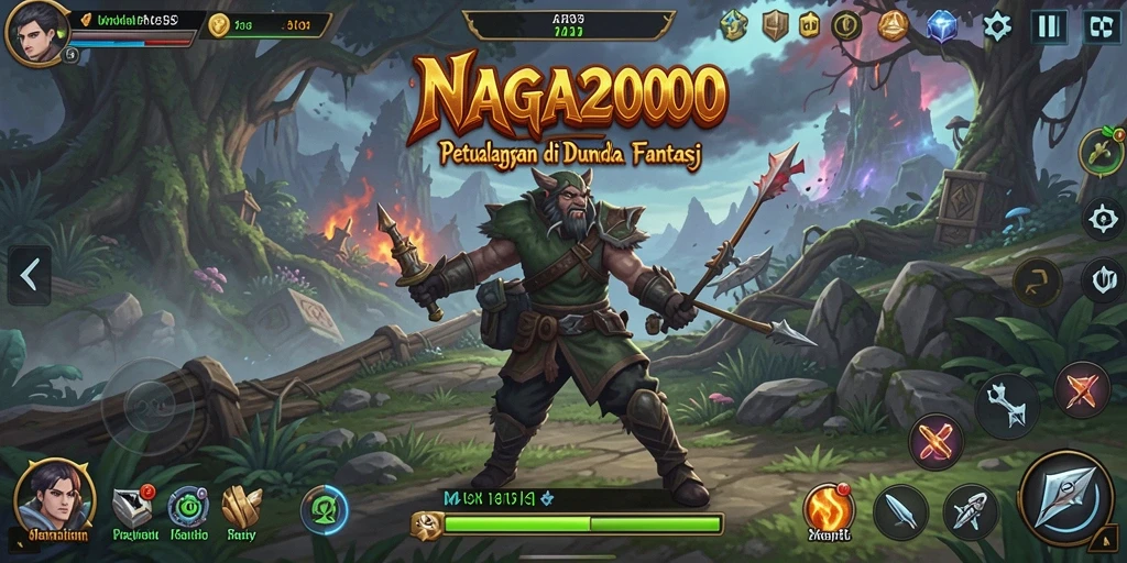 Tangkapan layar NAGA2000 yang menampilkan aksi seru dalam dunia petualangan.