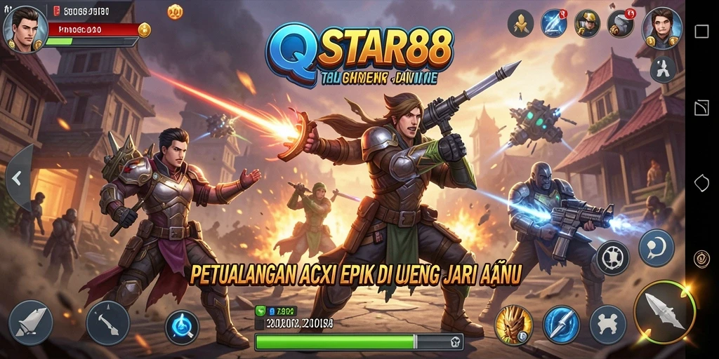 Gameplay seru dalam QQSTAR88 yang penuh aksi dan tantangan.