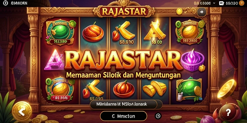 Tampilan gameplay menarik dari RAJASTAR dengan grafik yang memukau.