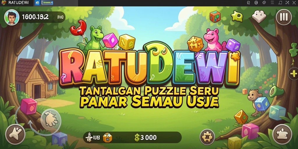 Screenshot gameplay RATUDEWI yang menunjukkan tantangan puzzle menarik.