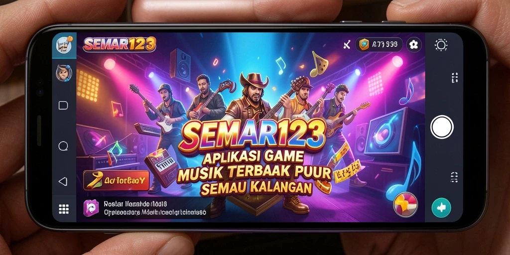 Tampilan gameplay SEMAR123 dengan interaksi musik yang menarik.