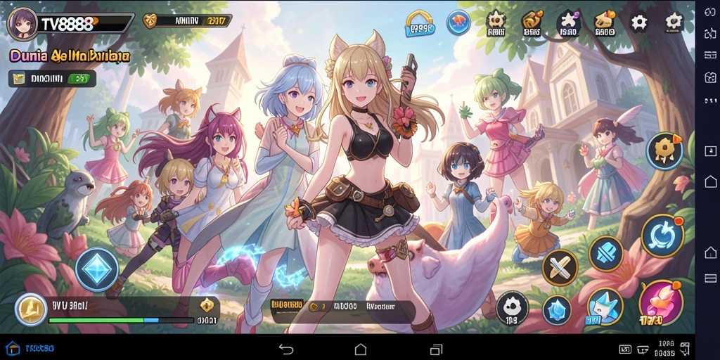 Gameplay anime yang dinamis dan menakjubkan dari TV888.